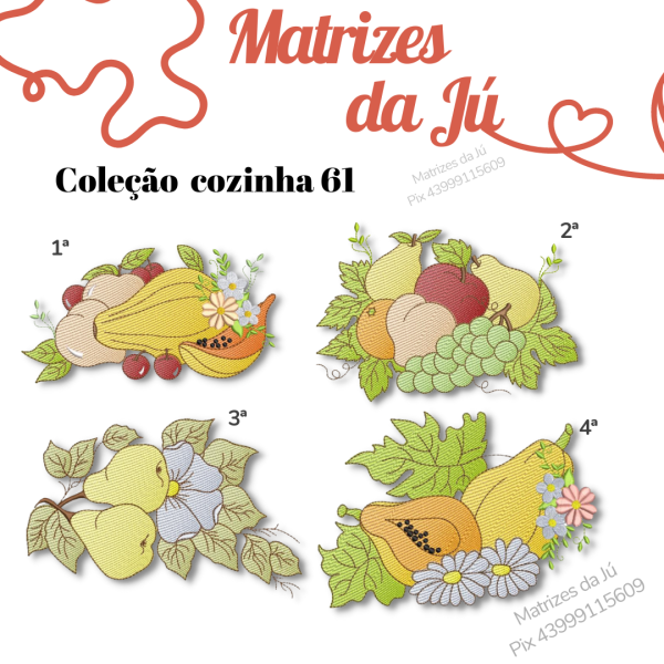 Coleção cozinha 61 - Frutas