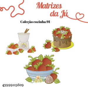 Colecão cozinha 91 - Morangos