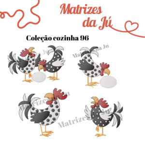 Coleção cozinha 96 - Galos