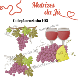 Coleção cozinha 105 - Trio Uvas
