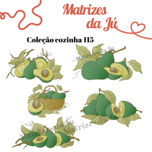 Coleção cozinha 115 - Abacates