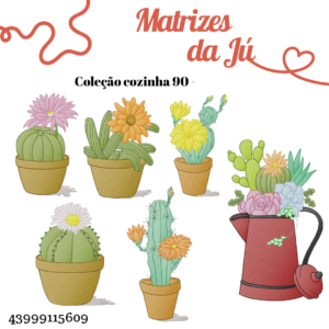 Coleção cozinha 90 - Cactos