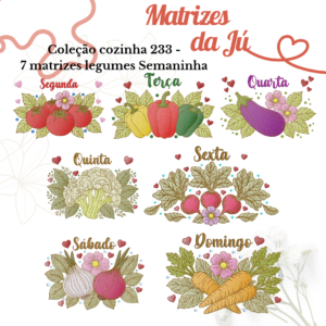 Coleção cozinha 233 - Legumes Semaninha